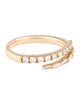 Ring 14K Diamond Bypass Ring