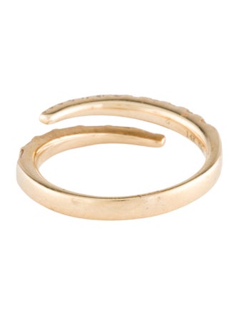 Ring 14K Diamond Bypass Ring