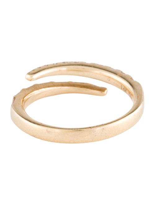 Ring 14K Diamond Bypass Ring