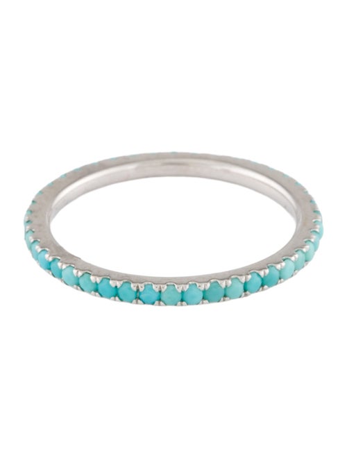 Ring 14K Turquoise Eternity Ring
