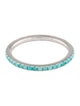 Ring 14K Turquoise Eternity Ring