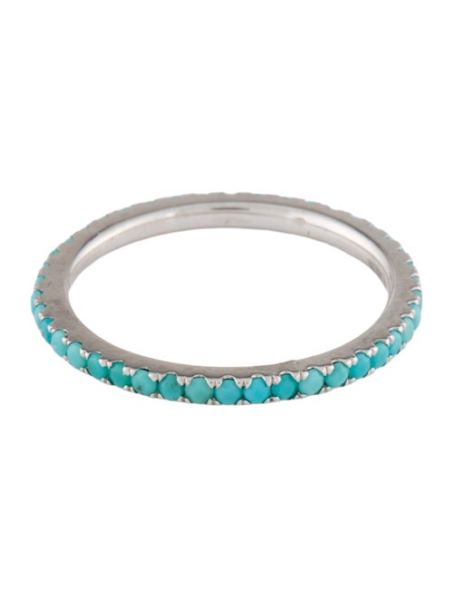 Ring 14K Turquoise Eternity Ring