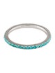 Ring 14K Turquoise Eternity Ring