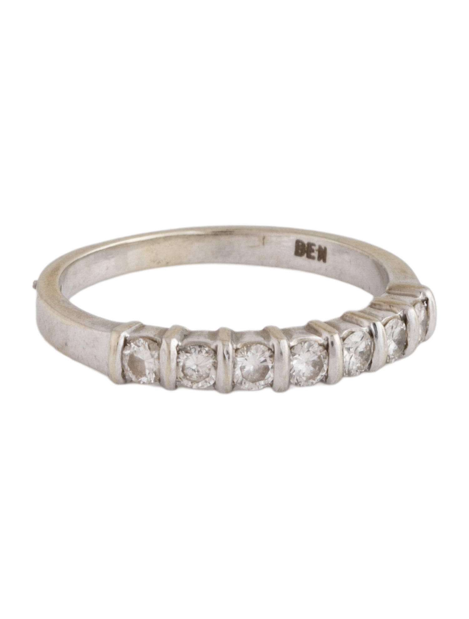 Ring 14K Diamond Half Eternity Band