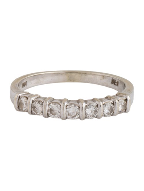 Ring 14K Diamond Half Eternity Band Ring
