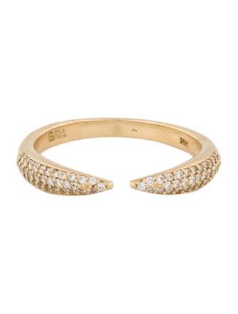 Ring 14K Diamond Claw Band