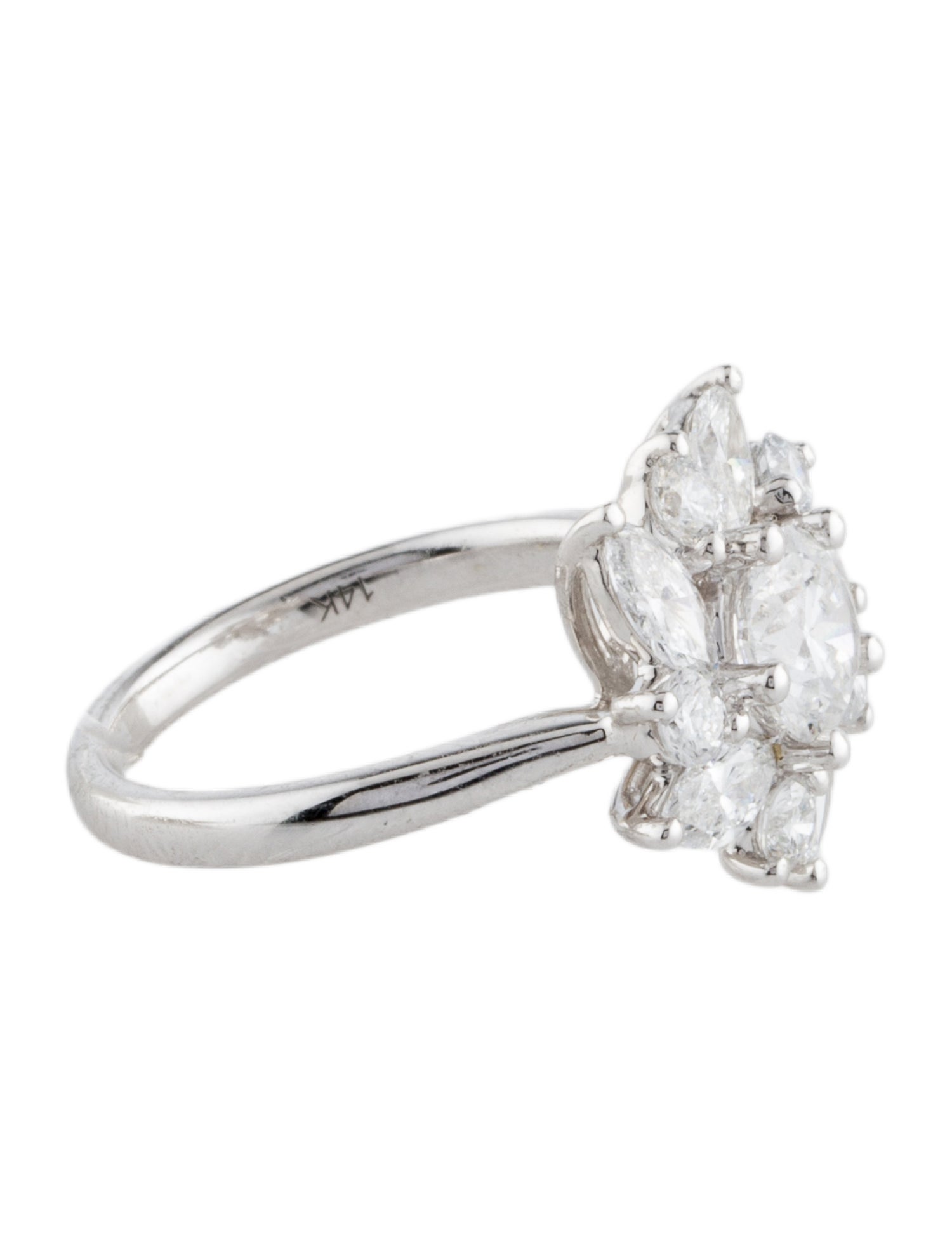 Ring 14K Lab-Grown Diamond Cocktail