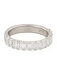 Ring By Bonnie Platinum 1.46ctw Lab-Grown Diamond Half-Eternity Band