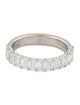 Ring By Bonnie Platinum 1.46ctw Lab-Grown Diamond Half-Eternity Band