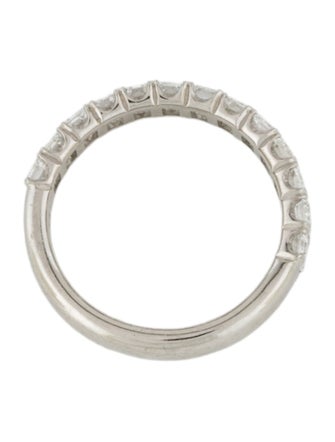 Ring By Bonnie Platinum 1.46ctw Lab-Grown Diamond Half-Eternity Band