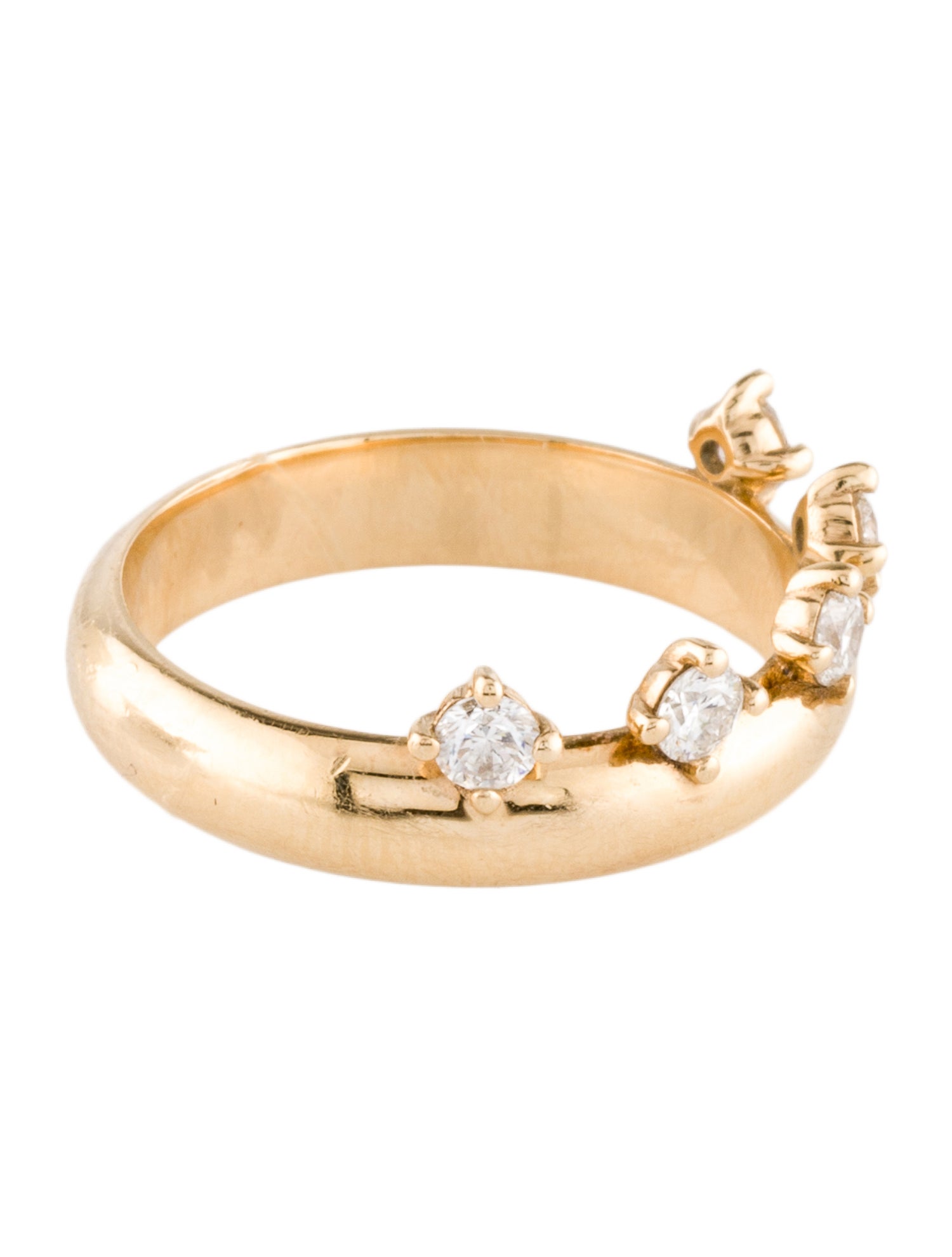 Ring 14K Diamond Tiara