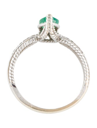 Ring 10K Emerald Cocktail Ring