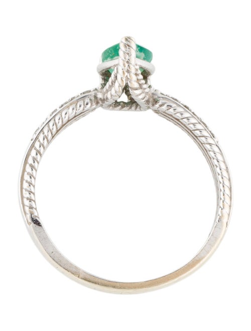 Ring 10K Emerald Cocktail Ring