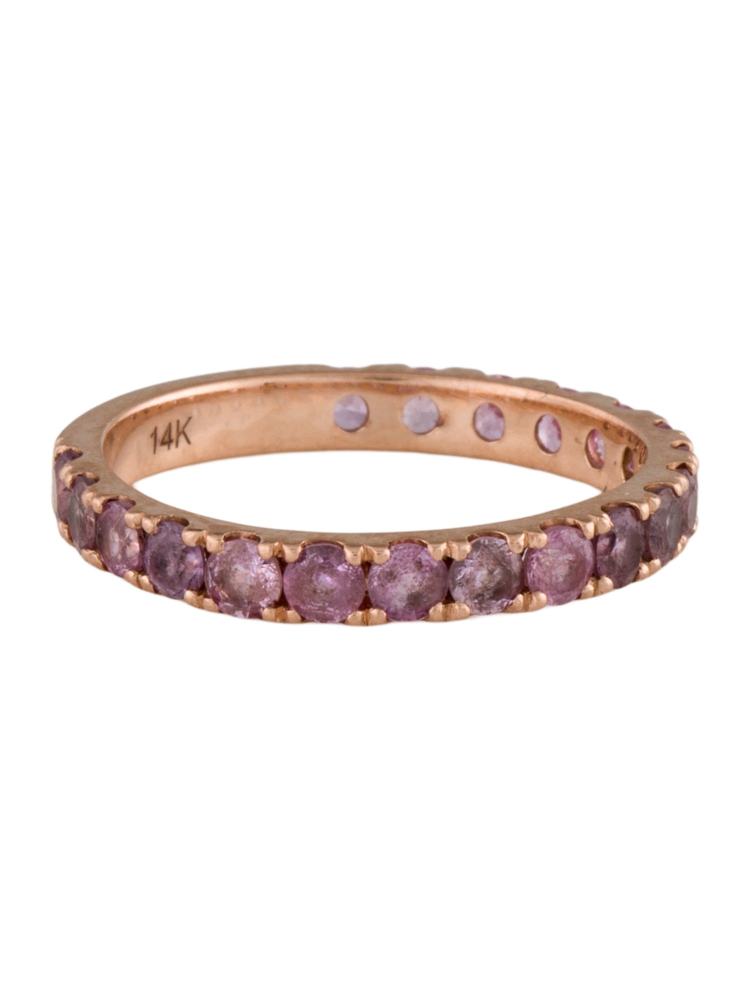 Ring 14K Sapphire Eternity Band