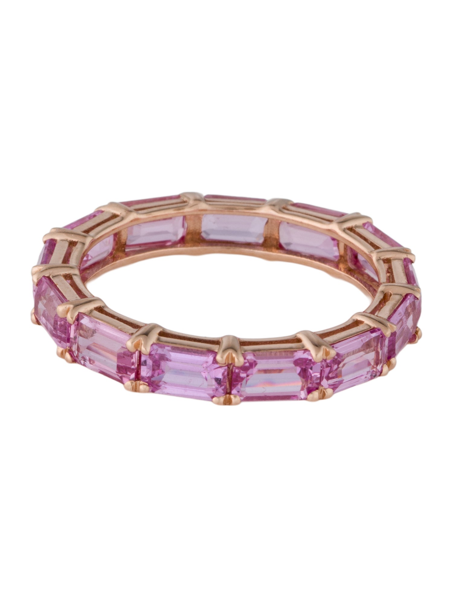 Ring 14K 4.20ctw Sapphire Eternity Band