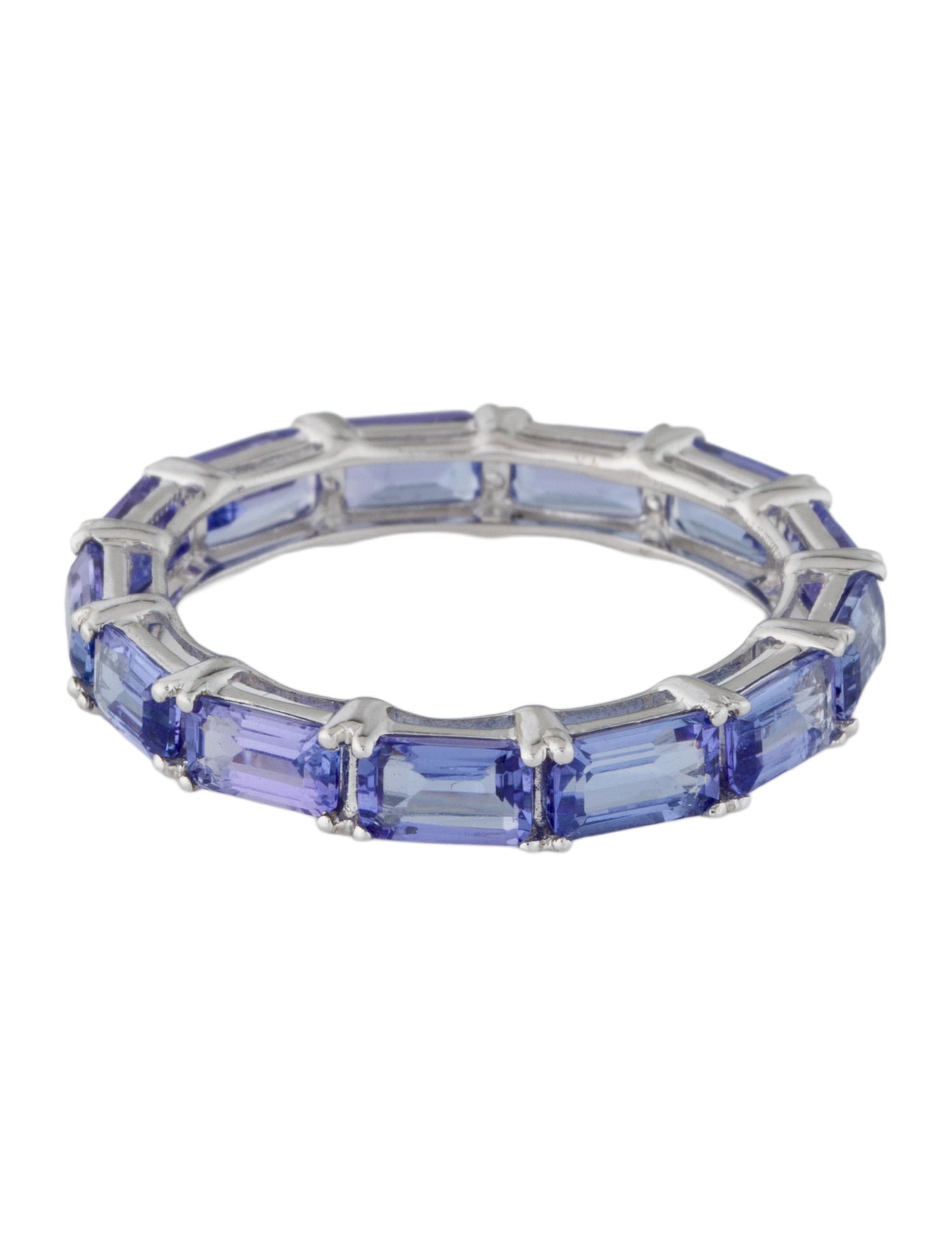 Ring 14K 3.22ctw Tanzanite Eternity Band