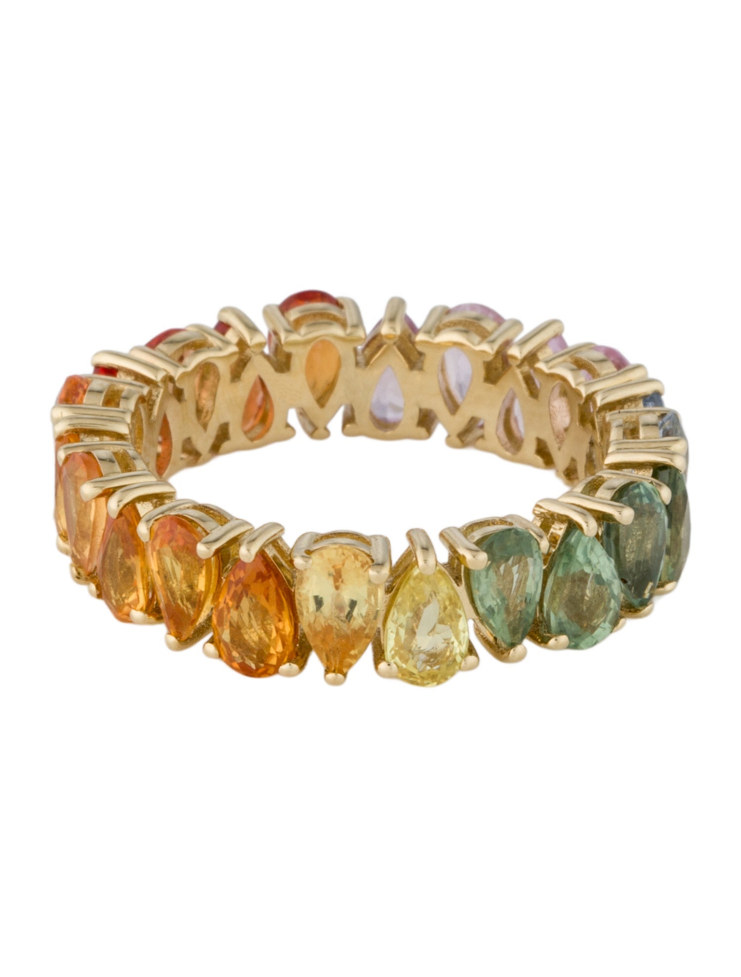 Ring 14K 5.62ctw Sapphire Eternity Band