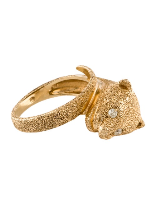 Ring 14K Diamond Panther Band