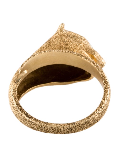 Ring 14K Diamond Panther Band