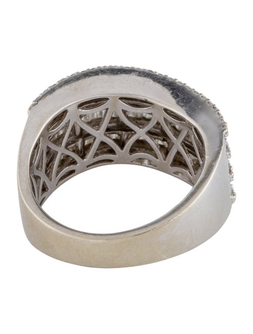 Ring 18K 1.35ctw Diamond 6 Row Band