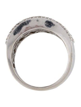 Ring 18K 1.35ctw Diamond 6 Row Band