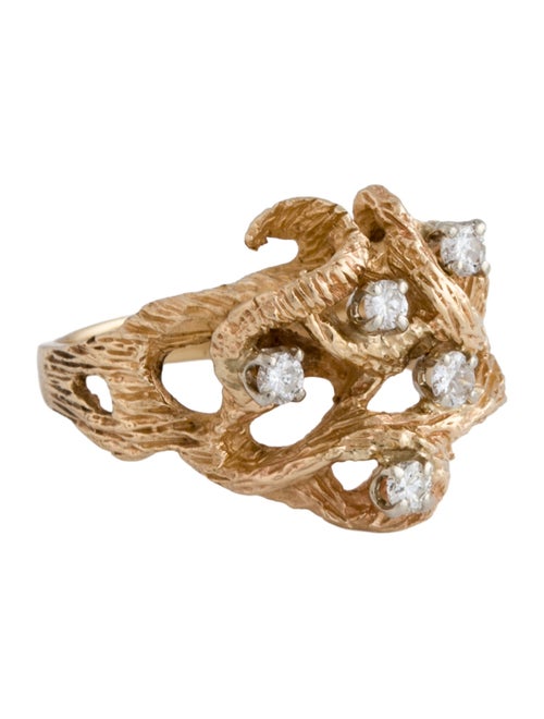 Ring 14K Diamond Cocktail Ring