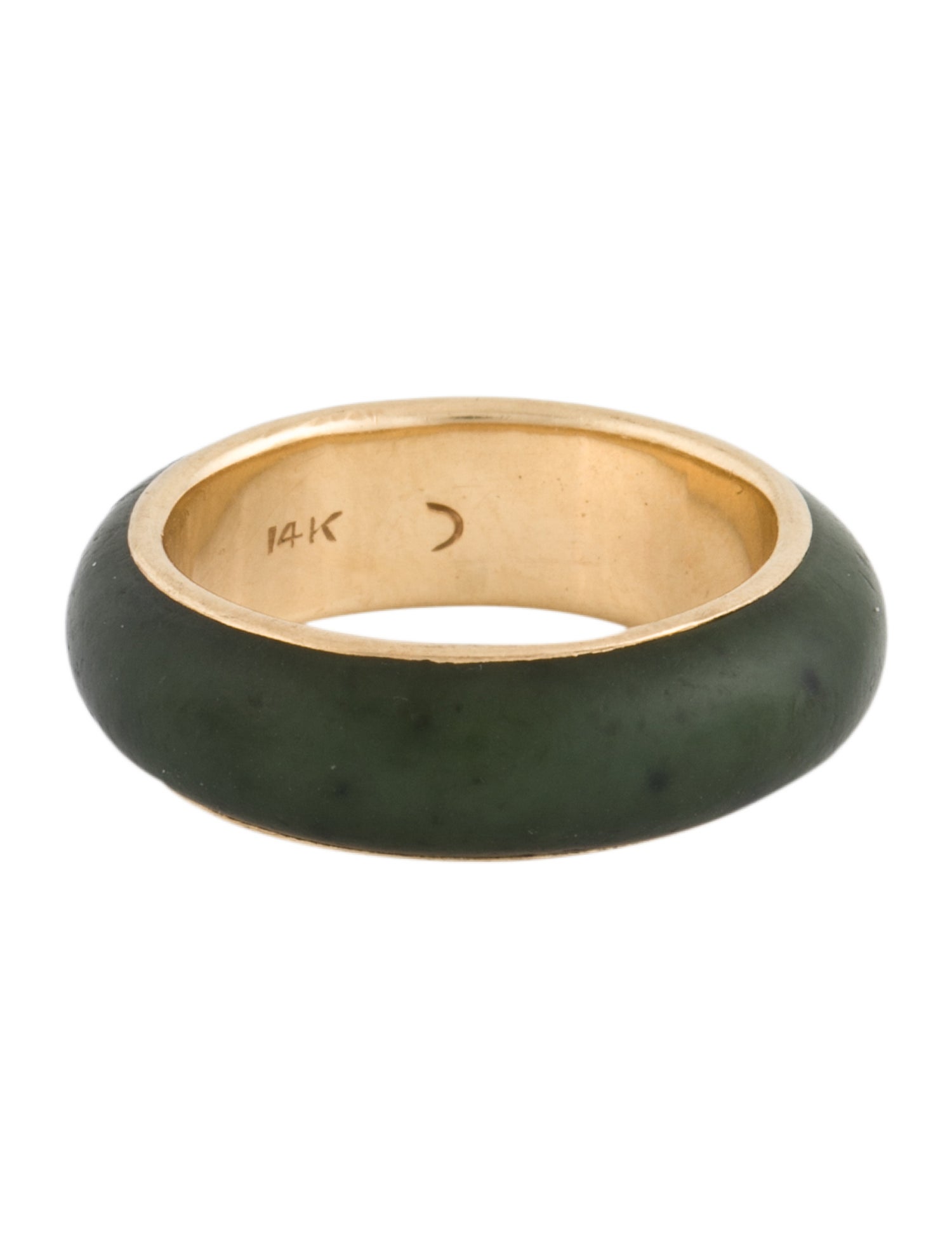 Ring 14K Nephrite Band