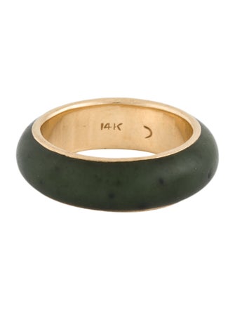 Ring 14K Nephrite Band