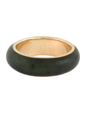 Ring 14K Nephrite Band
