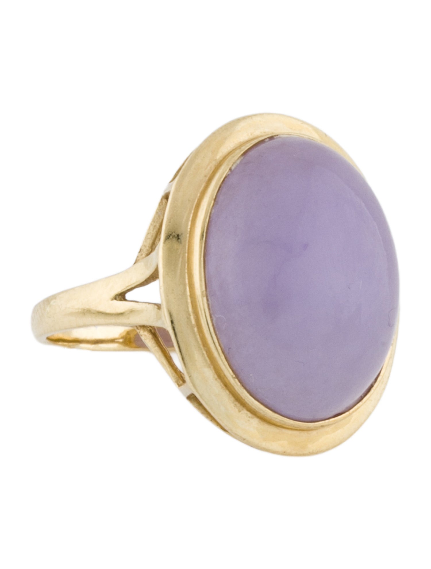 Ring 14K Dyed Jadeite Cocktail