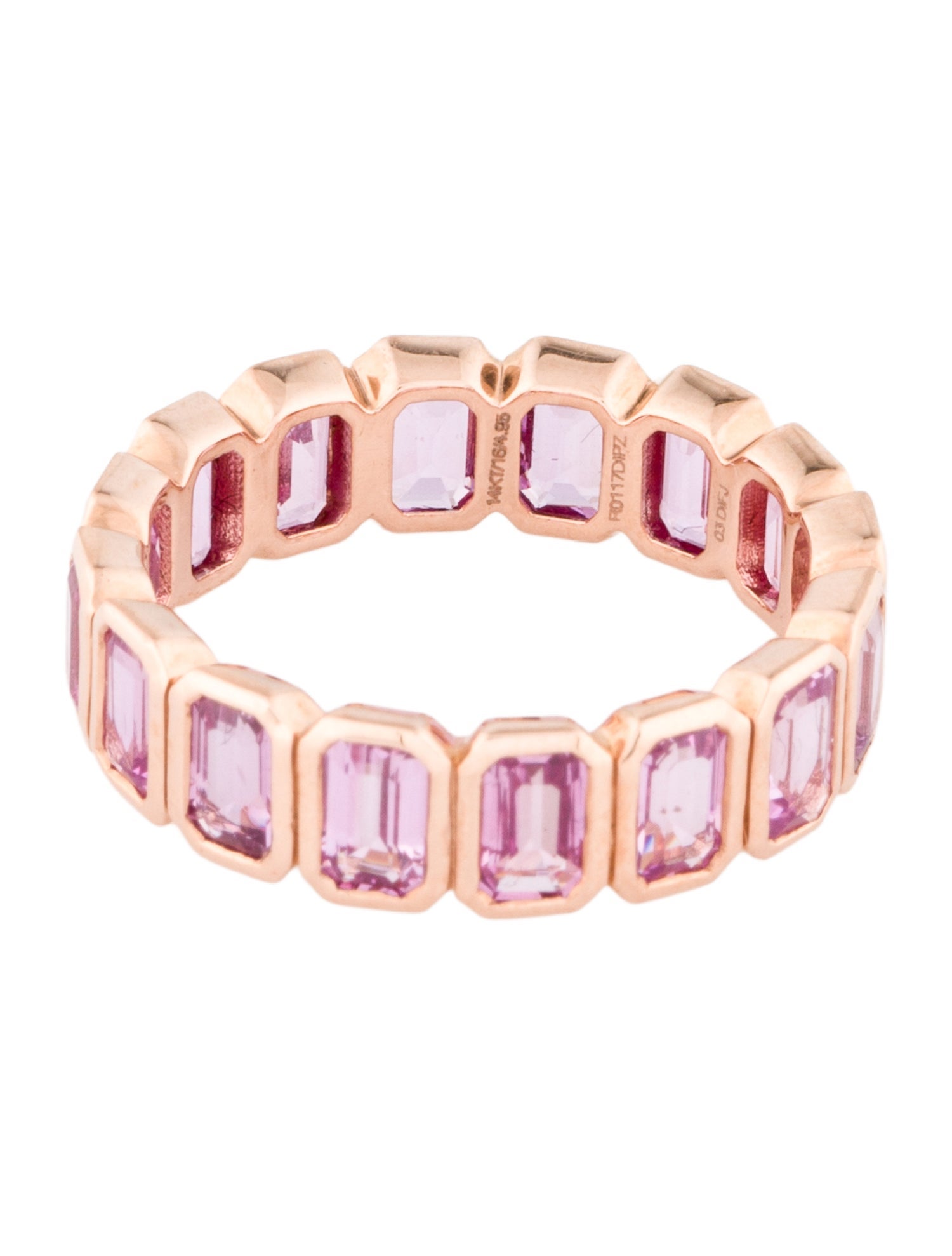 Ring 14K 4.95ctw Sapphire Eternity Band