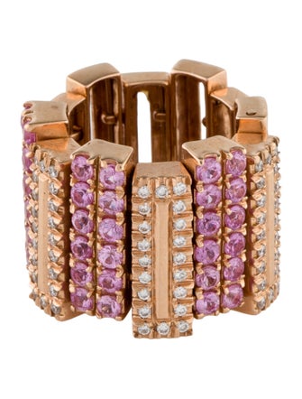 Ring 18K 1.76ctw Sapphire & Diamond Band