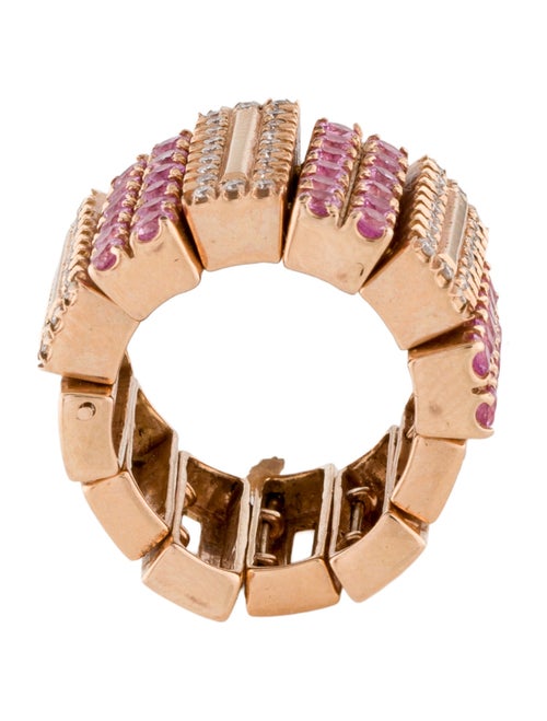 Ring 18K 1.76ctw Sapphire & Diamond Band