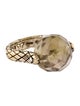 Bottega Veneta Smoky Quartz Spinning Ball Ring