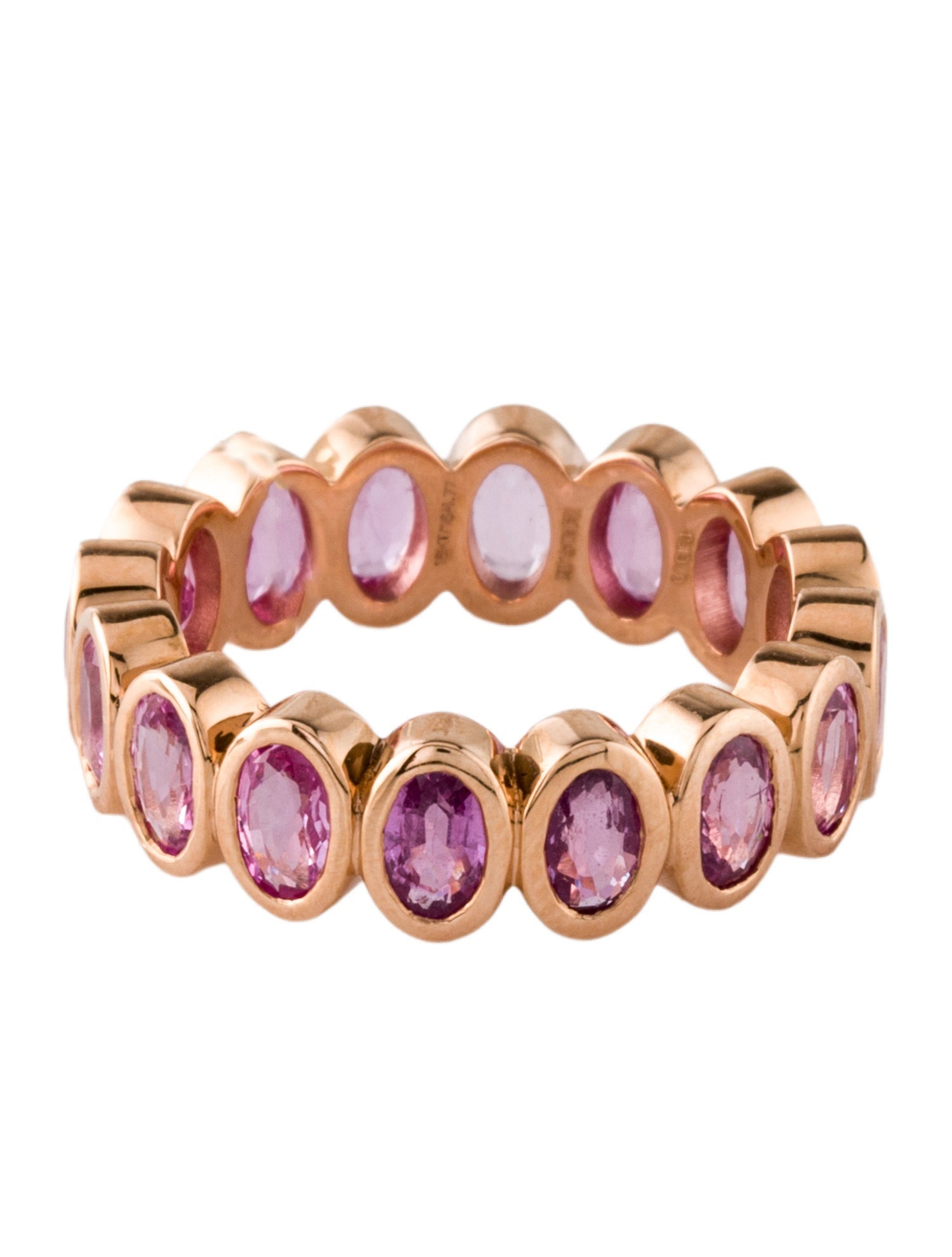 Ring 18K 3.52ctw Sapphire Eternity Band