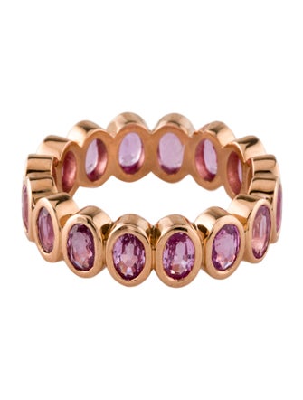 Ring 18K 3.52ctw Sapphire Eternity Band