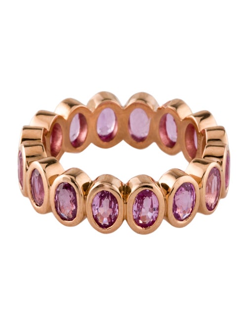 Ring 18K 3.52ctw Sapphire Eternity Band