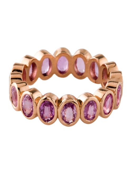 Ring 18K 3.52ctw Sapphire Eternity Band