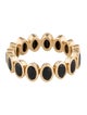 Ring 18K 4.52ctw Black Sapphire Band