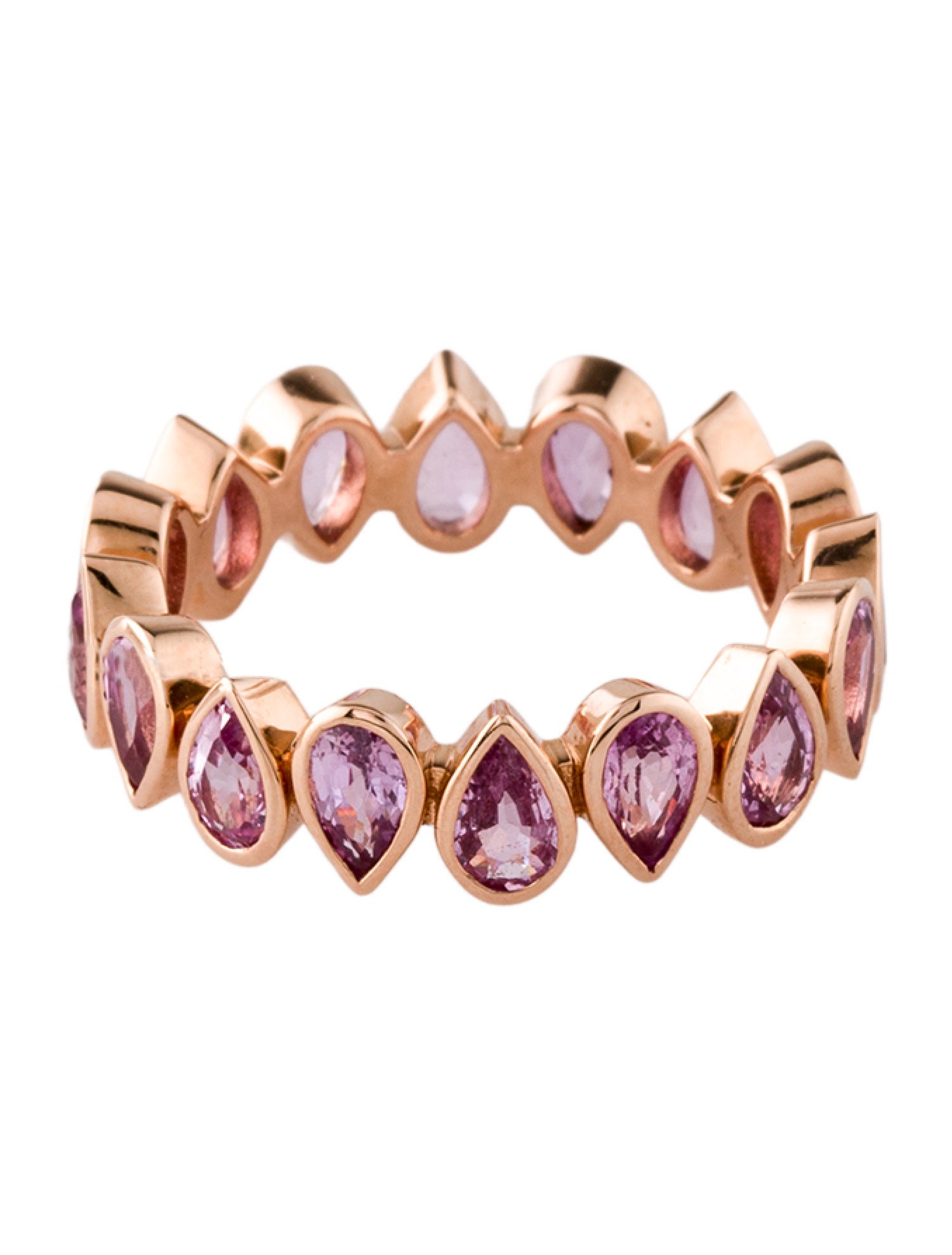 Ring 14K 3.31ctw Sapphire Eternity Band