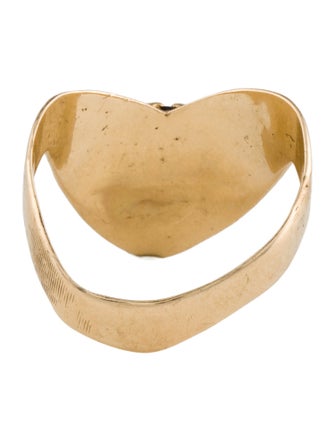 Ring 14K Mother of Pearl Cameo Cocktail Ring