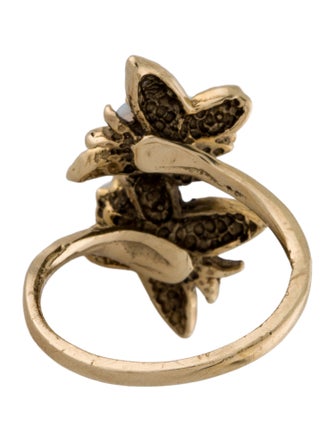 Ring 14K Opal Butterfly Cocktail Ring