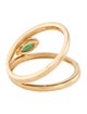 Ring 18K Emerald Cocktail Ring