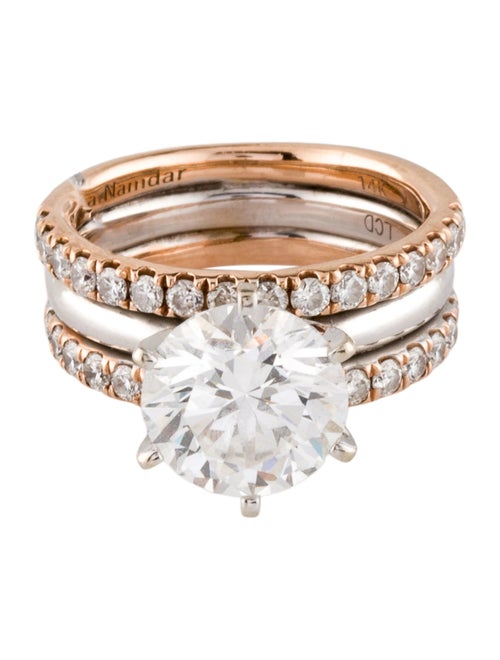 Ring 14K 2.96ct Lab-Grown Diamond Cocktail Ring
