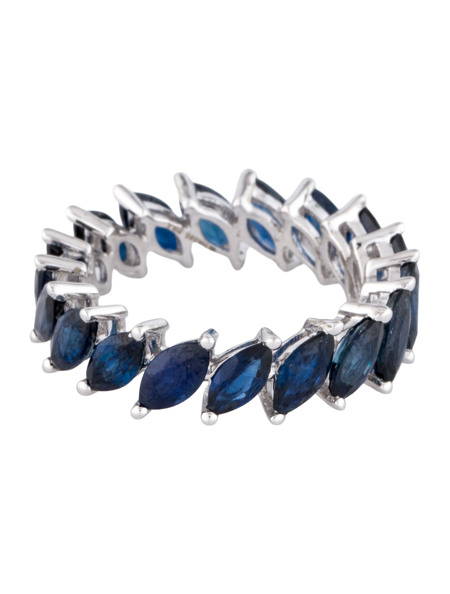 Ring 14K 5.45ctw Sapphire Eternity Band