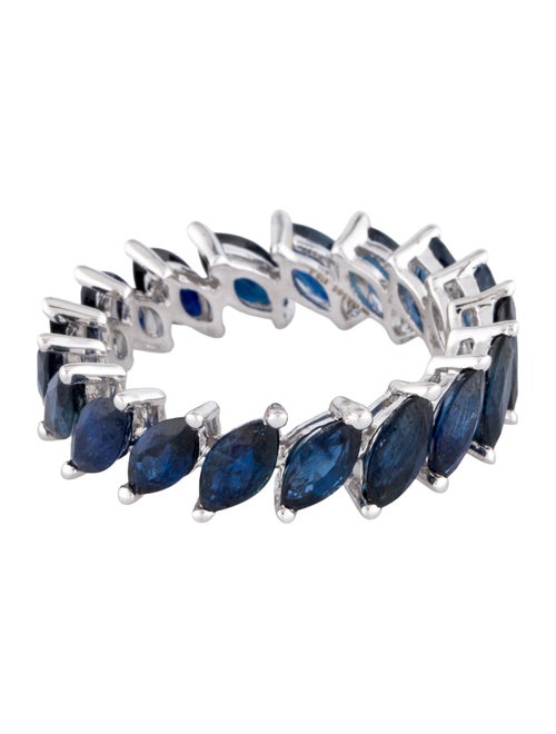 Ring 14K 5.45ctw Sapphire Eternity Band