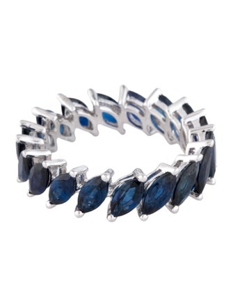 Ring 14K 5.45ctw Sapphire Eternity Band