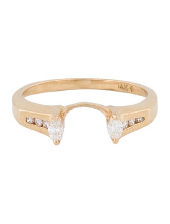 Ring 14K Diamond Contour Cocktail Ring