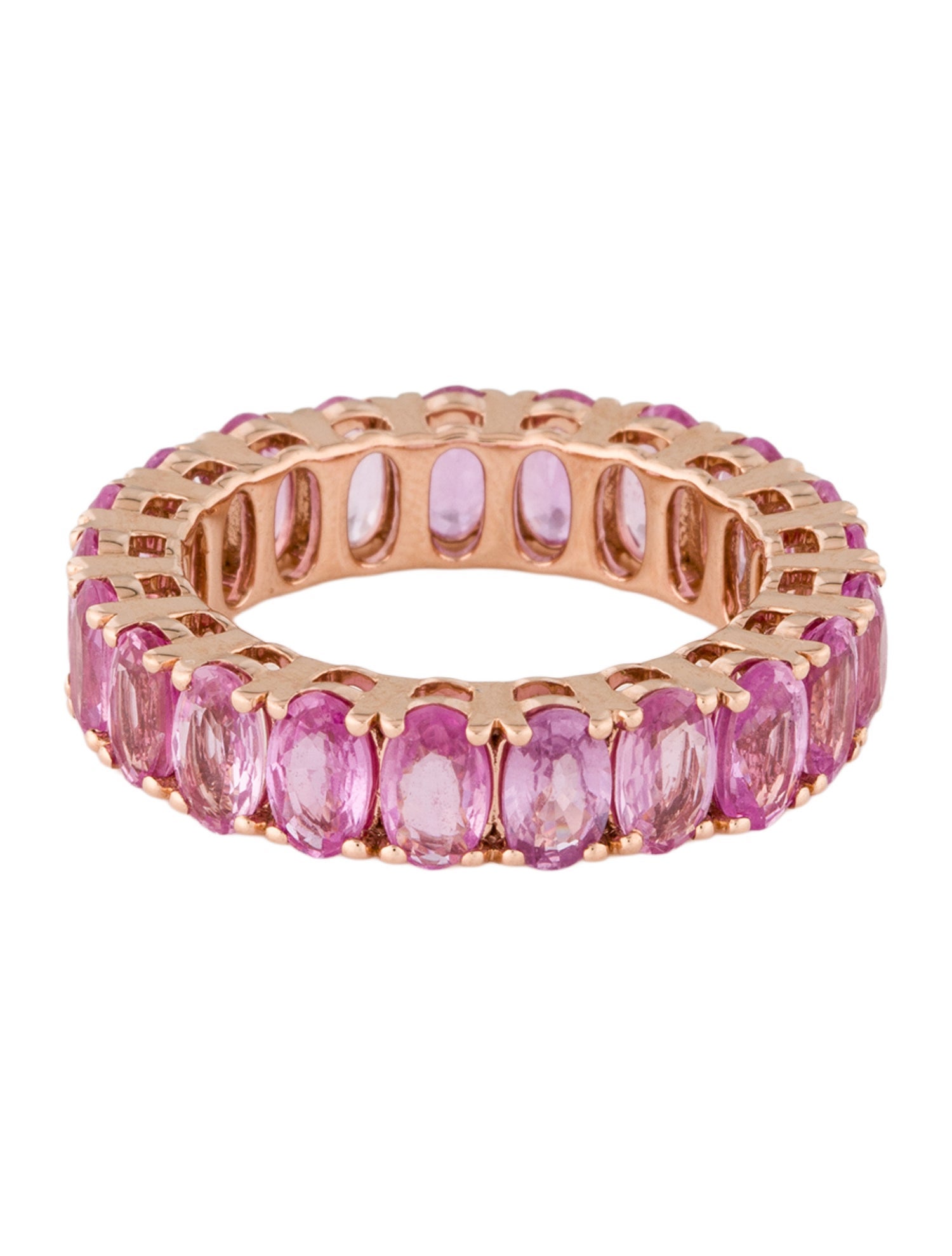 Ring 14K 6.09ctw Sapphire Eternity Band