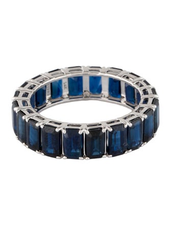 Ring 14K 7.60ctw Sapphire Band